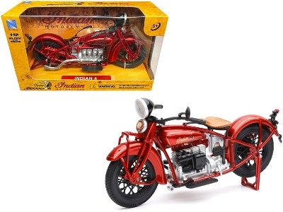 1930 Indian 4 Red 1 12 Diecast Motorcycle Model By New Ray Target