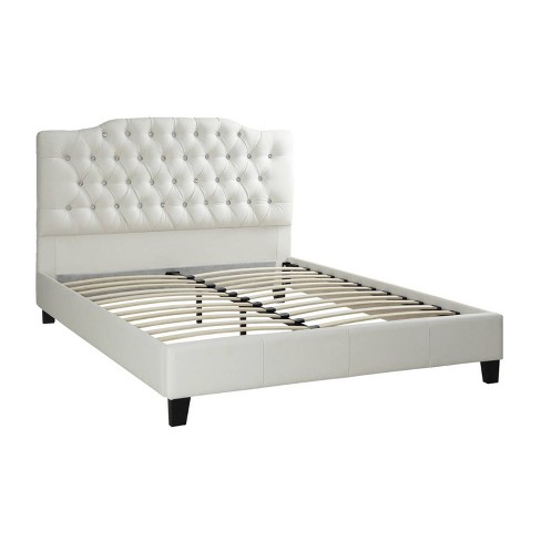 white tufted headboard twin xl