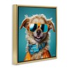 Stupell Industries Hipster Dog Portrait, 18" x 18" - 3 of 4
