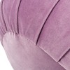 Jennifer Taylor Home Pouffe 13" Round Pleated Accent Throw Pillow - 3 of 4