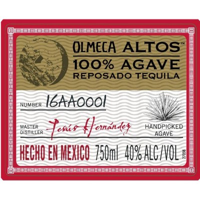 Altos Reposado Tequila - 750ml Bottle