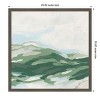 Amanti Art Emerald Foothills II by June Erica Vess Wood Framed Wall Art Print - 3 of 4