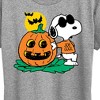 Women's - Peanuts - Joe Cool Pumpkin Short Sleeve Graphic T-Shirt - 2 of 4