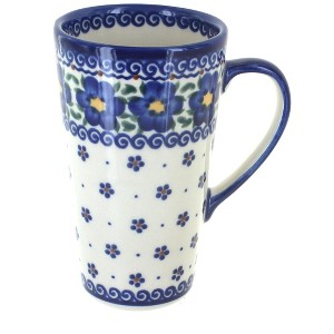 Blue Rose Polish Pottery 468 Vena Large Coffee Mug - 1 of 1