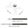 Unique Bargains Stainless Steel Silicone Handle Retractable Billiards Cue Stick Bridge - 2 of 4