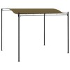 vidaXL Gazebo Set of 2 Taupe Steel and polyester Large Durable - 2 of 4