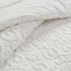 PAGED Full/Queen Comforter Set Chenille Embroidery 3 Piece Bedding Set, Bed in a Bag with 1 Comforter and 2 Standard Shams for Bedroom - 4 of 4