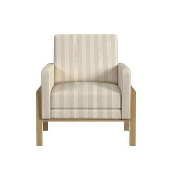 Wood Frame Accent Chair - HomePop