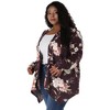 Agnes Orinda Women's Plus Size Asymmetric Open Front Fashion Cardigans - 4 of 4