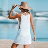 Women's Knit Mini Cover-Up Dress -Cupshe - 4 of 4