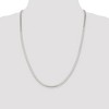 Black Bow Jewelry 3mm, Sterling Silver Solid Herringbone Chain Necklace - 2 of 4