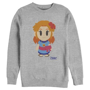 Men's Nintendo Legend of Zelda Link's Awakening Marin Avatar Sweatshirt - 1 of 3