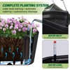 All-Weather Tall Planter - Modern Plastic Planter with Removable Insert Bucket for Indoor/Outdoor Use,  UV Protected, Perfect for Garden Decoration - 2 of 4