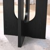 PAGED 23.6 Inch Round Coffee Table Modern Wooden Side Table, Simple Nightstand for Living Room, Bedroom - 3 of 4