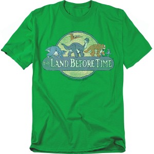 Land Before Time Retro Logo Adult T-Shirt - 1 of 4