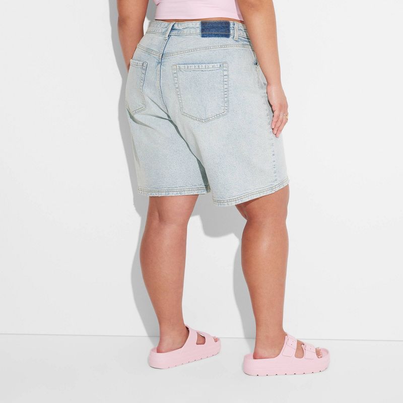 Women's Mid-Rise Jorts - Wild Fable™, 4 of 17