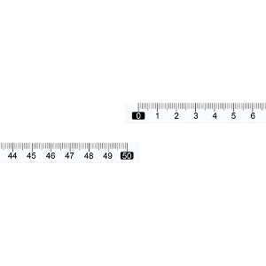 Unique Bargains Metric Self-Adhesive Peel and Stick Waterproof Measuring Tape 10 Pcs - 1 of 4