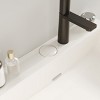 Bathroom Floor Cabinet,Bathroom Vanity With Ceramic Basin And Open Metal Leg And Storage Shelf,Freestanding Bathroom Furniture-Cuddlewood - 3 of 4