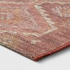 Southbury Washable Printed Diamond Persian Style Rug Rust - Threshold™ - 3 of 4