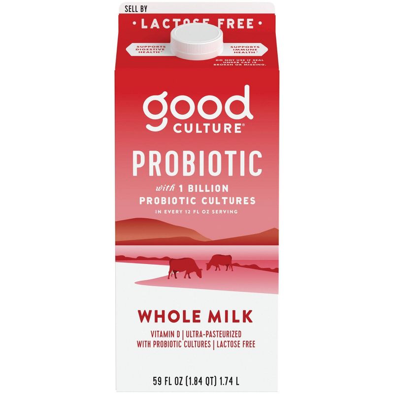 Good Culture Probiotic Whole Milk - 59 fl oz, 1 of 6