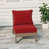 WestinTrends  Avalon Outdoor HDPE Deep Seating Modular Armless Patio Chair with Patio Cushions - 2 of 4