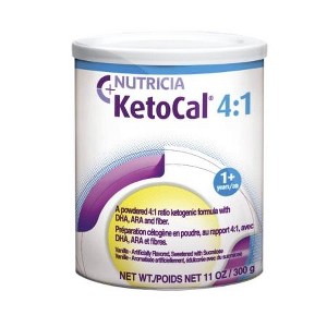 KetoCal 4:1 Powder Vanilla Formula for Ketogenic Diet Therapy, 11 oz ...