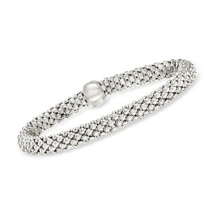Ross-Simons Italian Sterling Silver Stretch Bracelet - 1 of 3