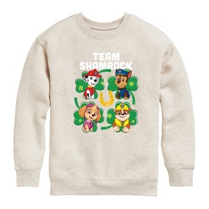 Boys' - Nickelodeon - Paw Patrol Graphic Long Sleeve Fleece Sweatshirt - 1 of 4