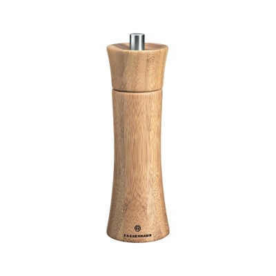 Zassenhaus, "Frankfurt" Pepper mill, 2.3" dia. x 7", Bamboo