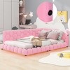 Full Size Upholstered Platform Bed with USB Ports and LED Belt - 2 of 4