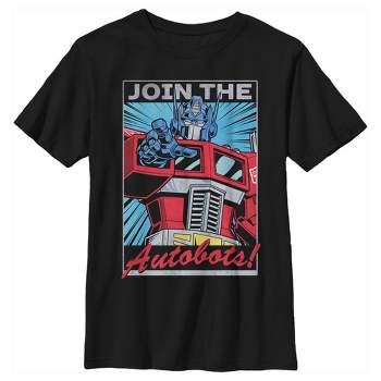 Boy's Transformers Optimus Prime Join the Autobots T-Shirt