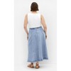 Women's Plus Size Alina Skirt - light wash | CITY CHIC - 4 of 4