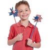 4E's Novelty Patriotic Pinwheels 12 Pack - Party Favors for Kids & Adults, July 4th Wind Spinners - American Flag-Themed for Outdoor Decorations - 3 of 4