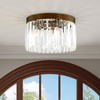 Livex Lighting Ashton 4 - Light Flush Mount in  Hand Painted Palacial Bronze - 4 of 4