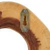 Olivia & May 28"x40" Wood Abstract Wall Decor Brown : Rustic Modern Art, Keyhole Hanging, Indoor Decor - 3 of 4