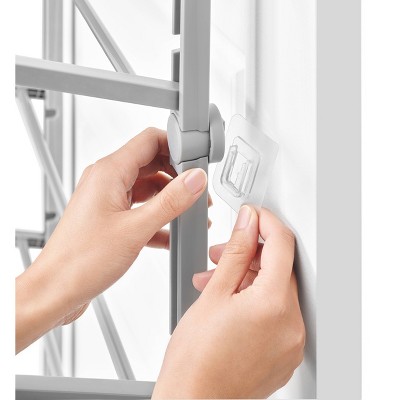 Gray Metal 8-Tier Over-the-Door Shoe Rack