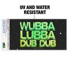Rick And Morty Wubba Lubba Dub Dub Automotive Bumper Sticker - 2 of 4