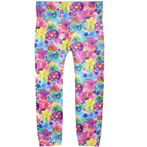 Memoi Girls' Spring Fever Flower Comfort Stretch Leggings - 1 of 2