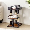 Heynemo Cat Tree, Multi-Level Cat Tower with Scratching Posts, Double Cat Bed, and Hanging Toys, Aesthetic Cat Furniture, Sisal Cat Scratcher - 2 of 4