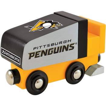 MasterPieces Officially Licensed NHL Pittsburgh Penguins Wooden Toy Train Engine For Kids