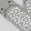 Anna-Kaci Women's Cat Face Grip Socks with Paw Print Anti-Slip Sole Soft Knit Ankle Socks for Home or Yoga 3-Pack - 2 of 4