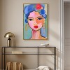Art Remedy Violeta s Hair with Flowers Beach Life Inspired Wall Art Framed - 2 of 4