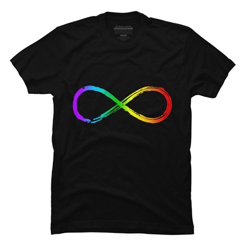 Design By Humans Infinity Symbol Pride Eternity By DragonTee T-Shirt -  Black - Small