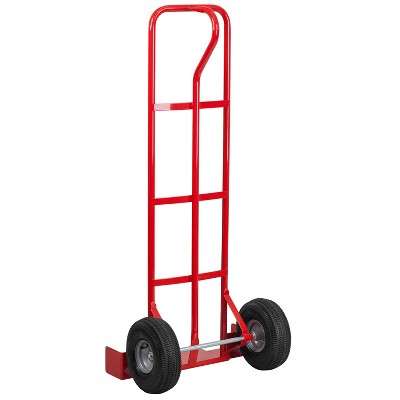 Red Steel Chiavari Stack Chair Dolly with Large Wheels