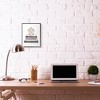 Stupell Industries White Flower Bookstack Black Framed Giclee Art - 2 of 4