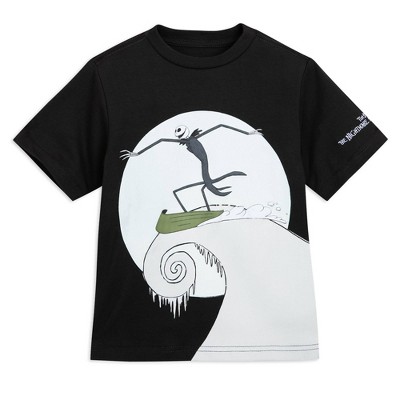 Boys' The Nightmare Before Christmas Jack Skellington Surfing Short Sleeve Graphic T-Shirt - Disney store
