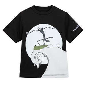 Boys' The Nightmare Before Christmas Jack Skellington Surfing Short Sleeve Graphic T-Shirt - Disney store - 1 of 4