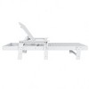 WestinTrends Dylan Adirondack Poly Reclining Chaise Lounge With Arms - 3 of 4