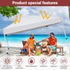 Outdoor Easy Pop-Up Screen Tent ,Canopy with Mesh Mosquito Netting Side Walls, Pop Up Tent,for camping, beach outings, craft fairs,10x10ft - 4 of 4