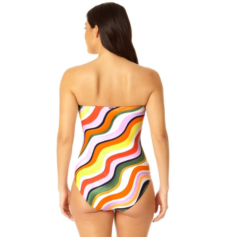 Anne Cole - Women's Twist Front Shirred One Piece Swimsuit, 3 of 7